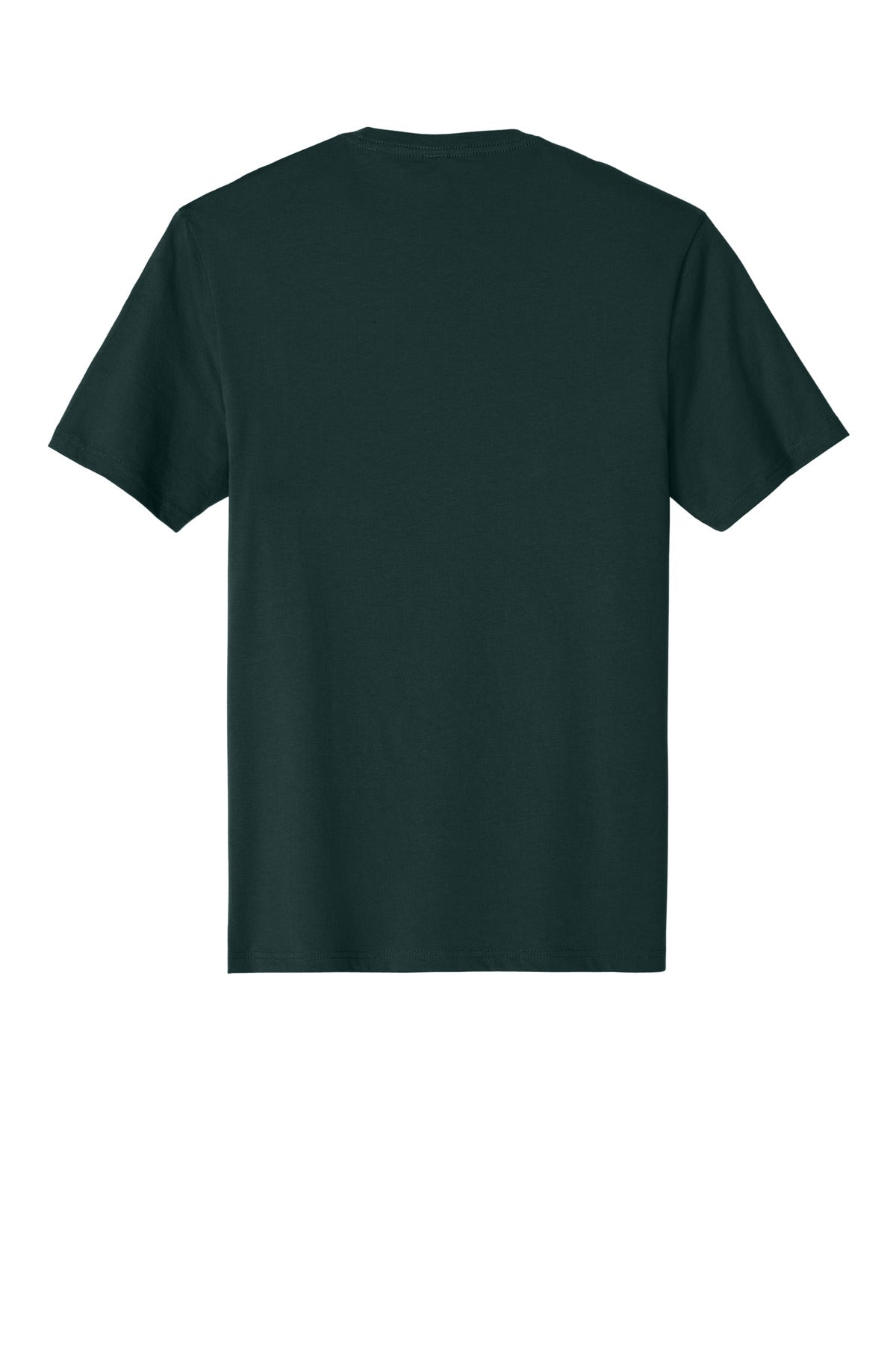 Custom Embroidered District T-Shirts  in Rainforest