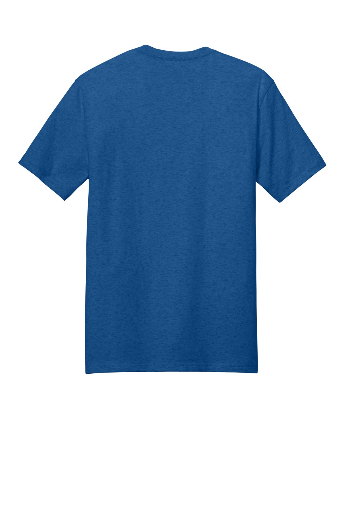 Custom Embroidered District T-Shirts  in Royal Blue Heather