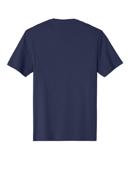 Custom Embroidered District T-Shirts  in Tanzanite