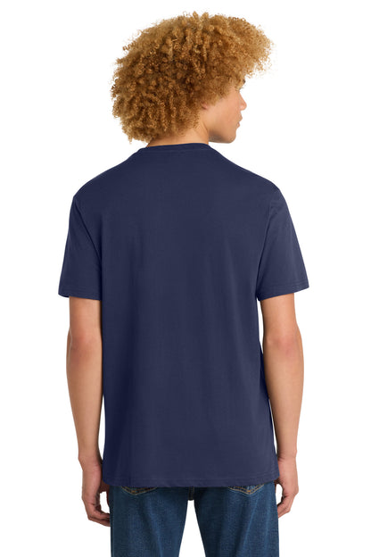 Custom Embroidered District T-Shirts  in Tanzanite
