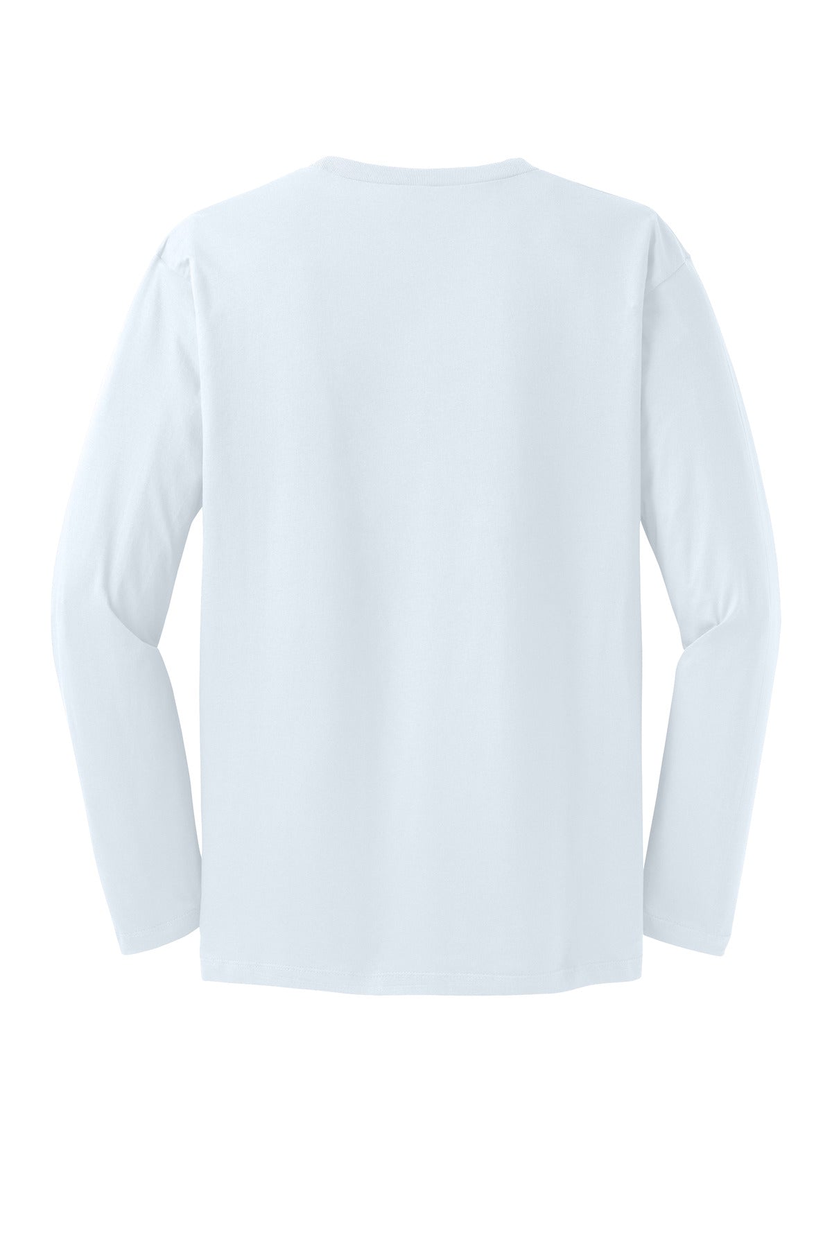 Custom Embroidered District T-Shirts  in Bright White