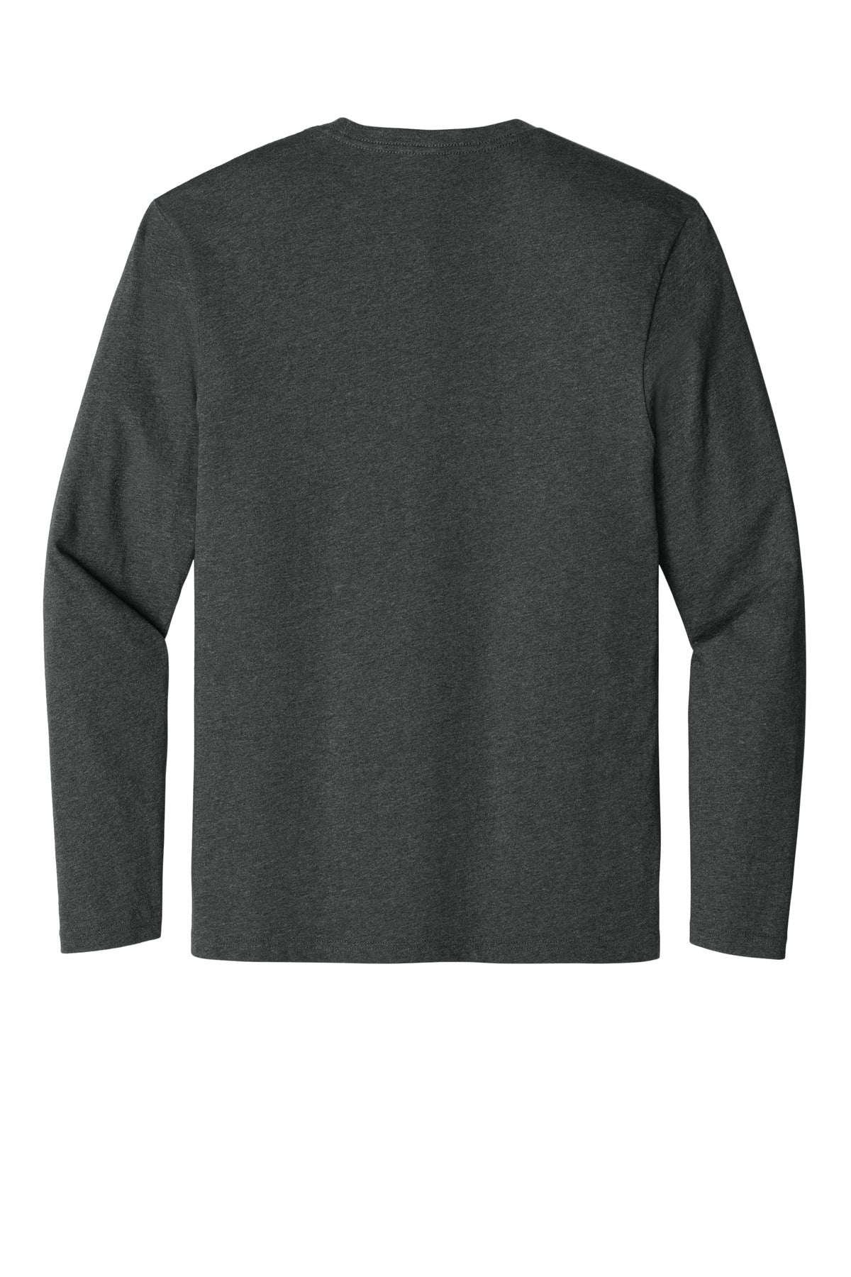 Custom Embroidered District T-Shirts  in Heathered Charcoal