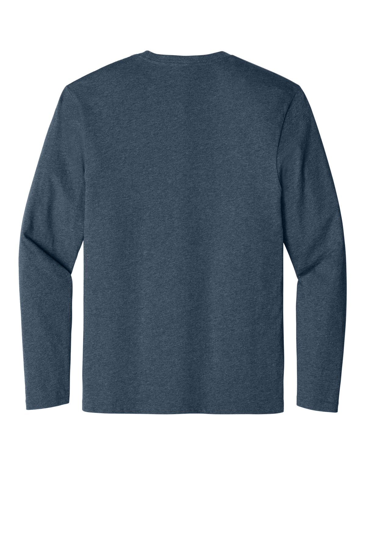 Custom Embroidered District T-Shirts  in Heathered Navy
