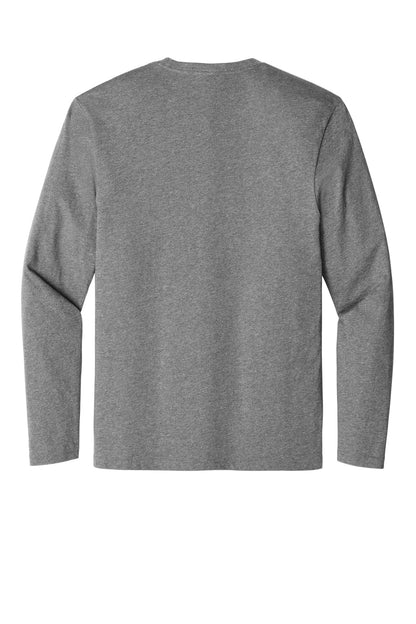 Custom Embroidered District T-Shirts  in Heathered Steel