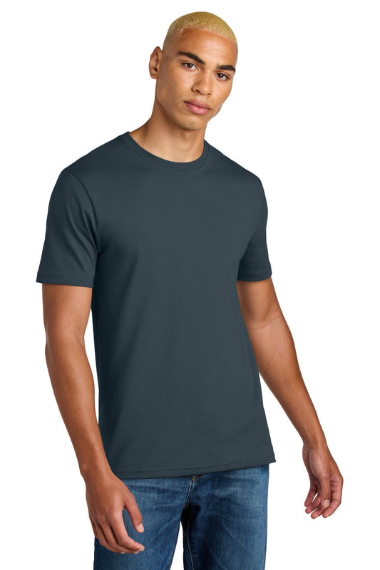 District Perfect Weight Icon Tee DT106 Deep Steel Blue