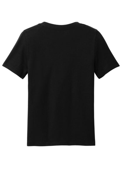 Custom Embroidered District T-Shirts  in Black