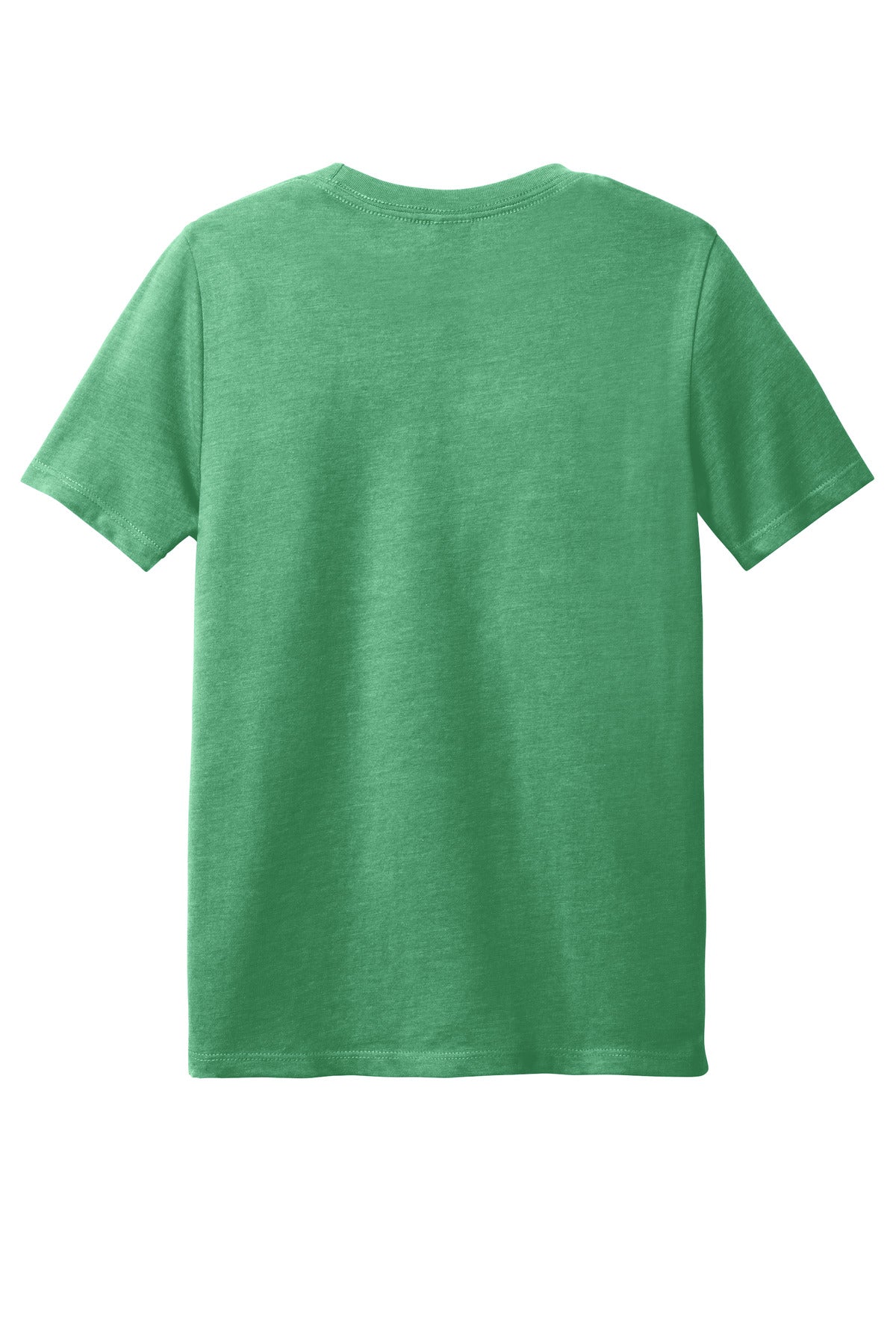 Custom Embroidered District T-Shirts  in Heathered Kelly Green