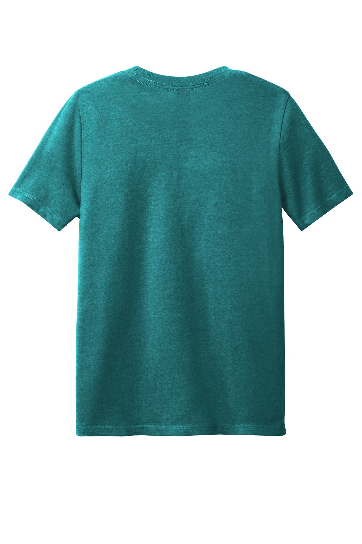 Custom Embroidered District T-Shirts  in Heathered Teal