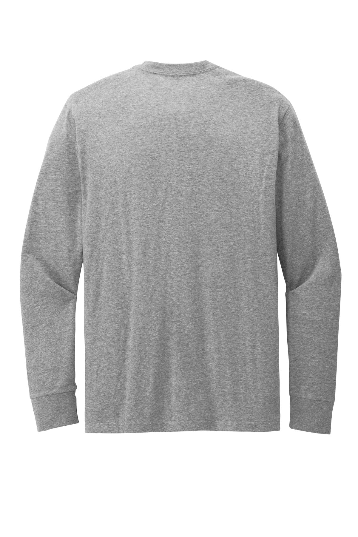 Custom Embroidered District T-Shirts  in Grey Frost