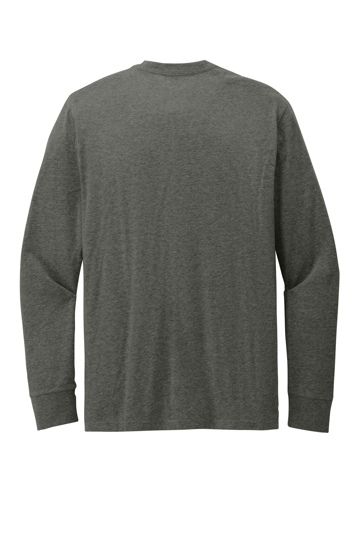 Custom Embroidered District T-Shirts  in Heathered Charcoal