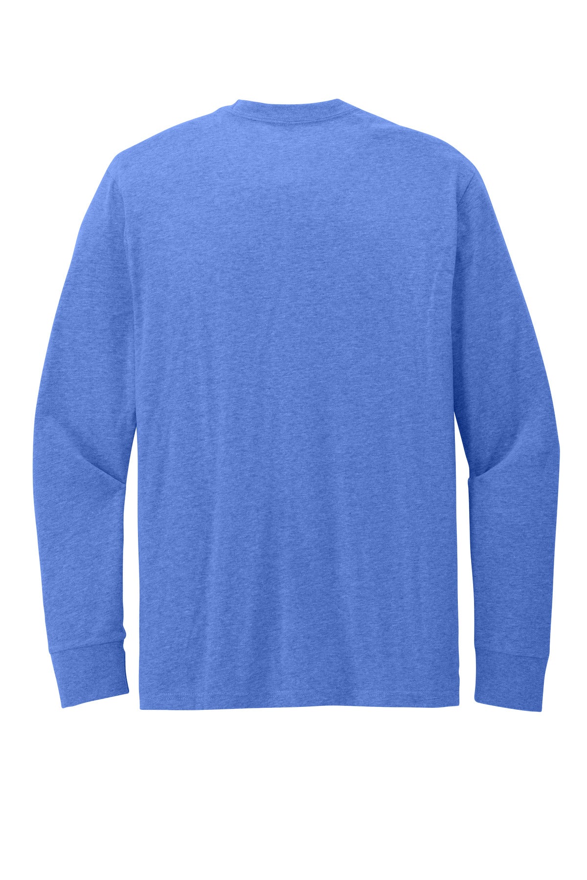 Custom Embroidered District T-Shirts  in Heathered Royal
