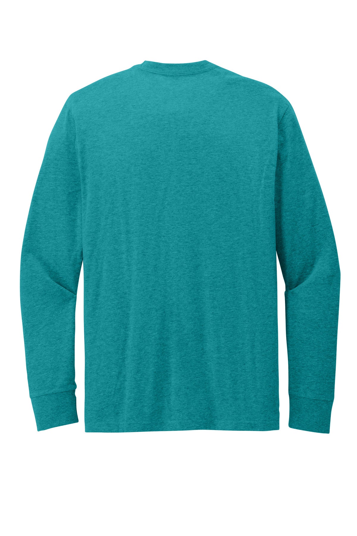 Custom Embroidered District T-Shirts  in Heathered Teal