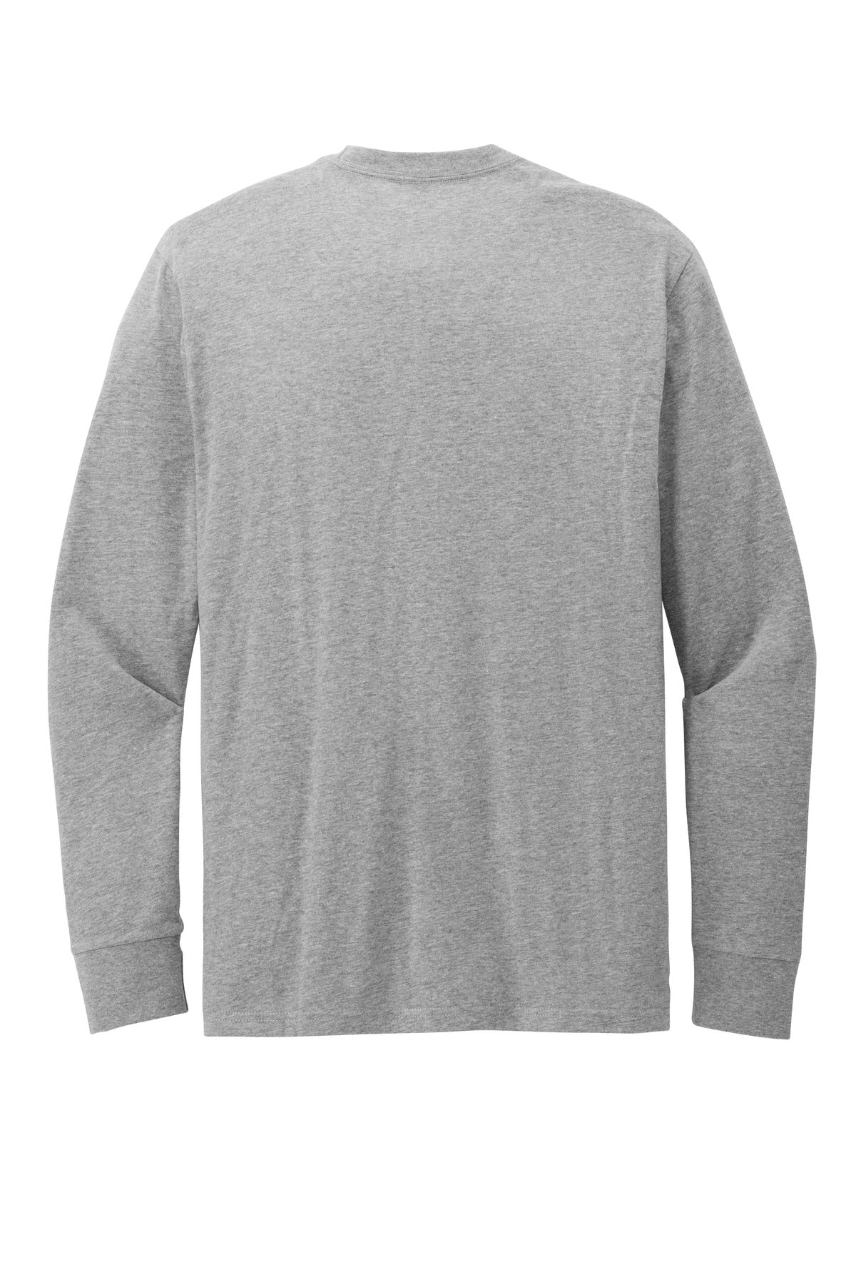 Custom Embroidered District T-Shirts  in Light Heather Grey