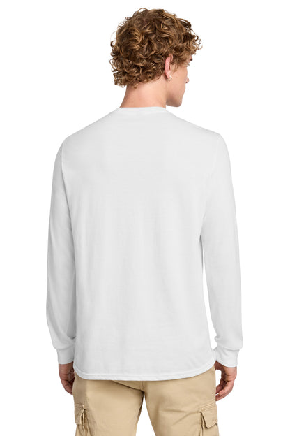 Custom Embroidered District T-Shirts  in White