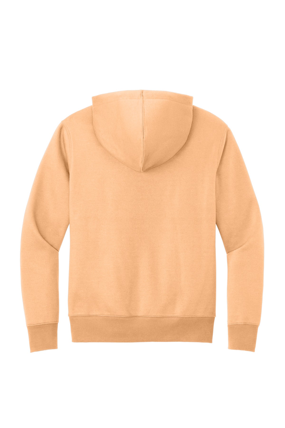 Custom Embroidered District Sweatshirts/Fleece in Apricot