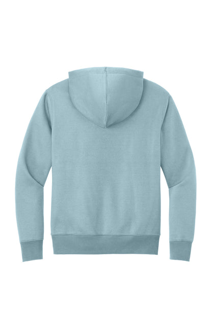 Custom Embroidered District Sweatshirts/Fleece in Blue Fog