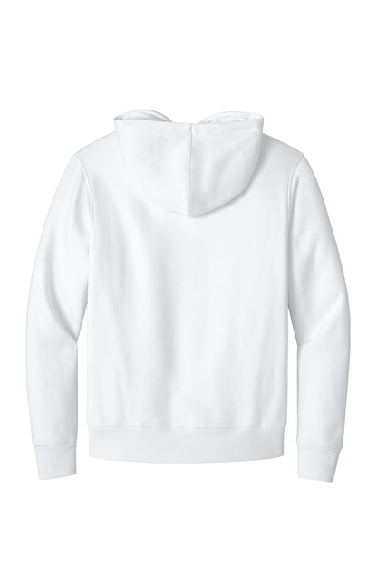 Custom Embroidered District Sweatshirts/Fleece in Bright White