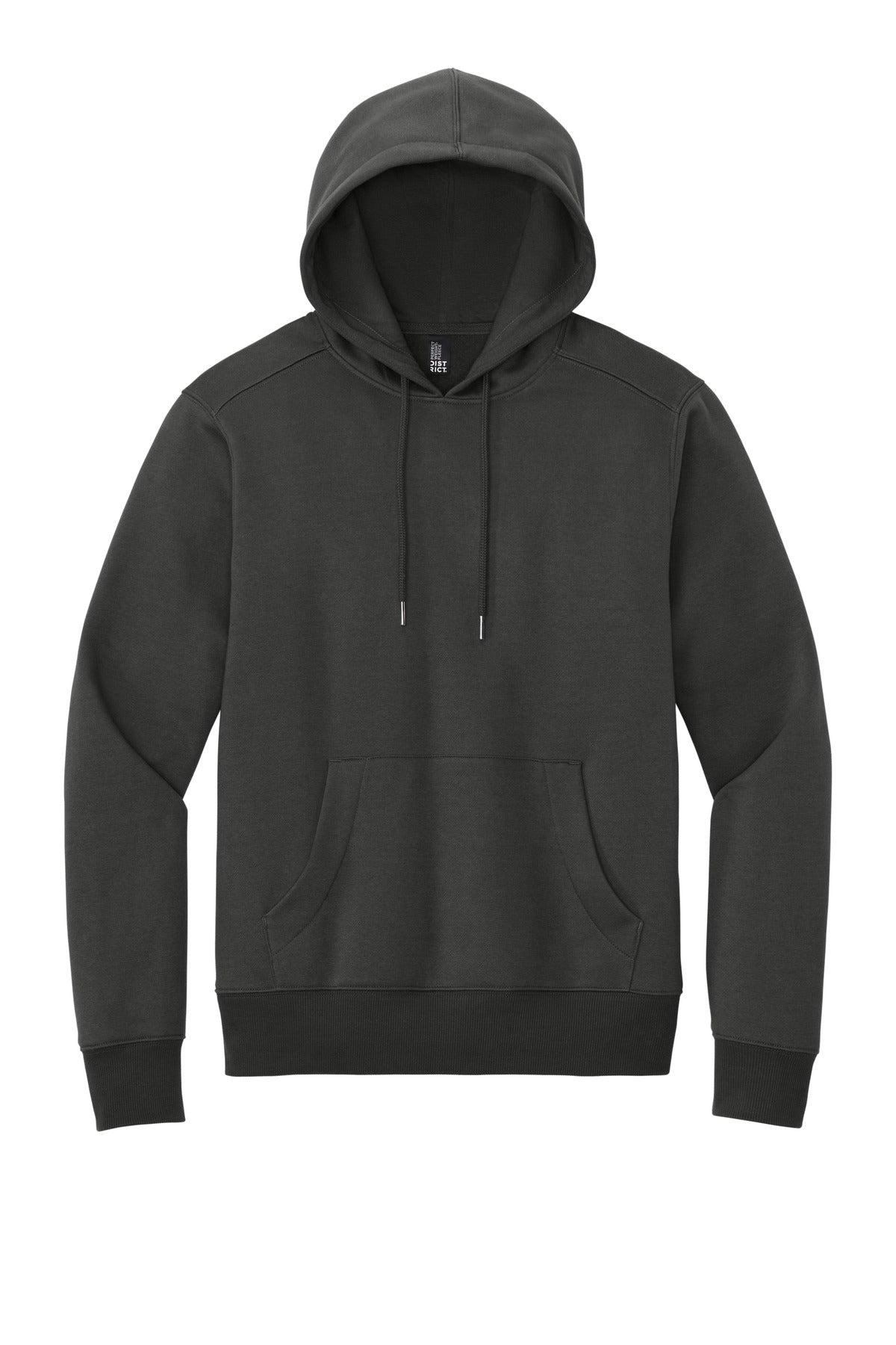 District  Perfect Weight  Fleece Hoodie DT1101 Charcoal