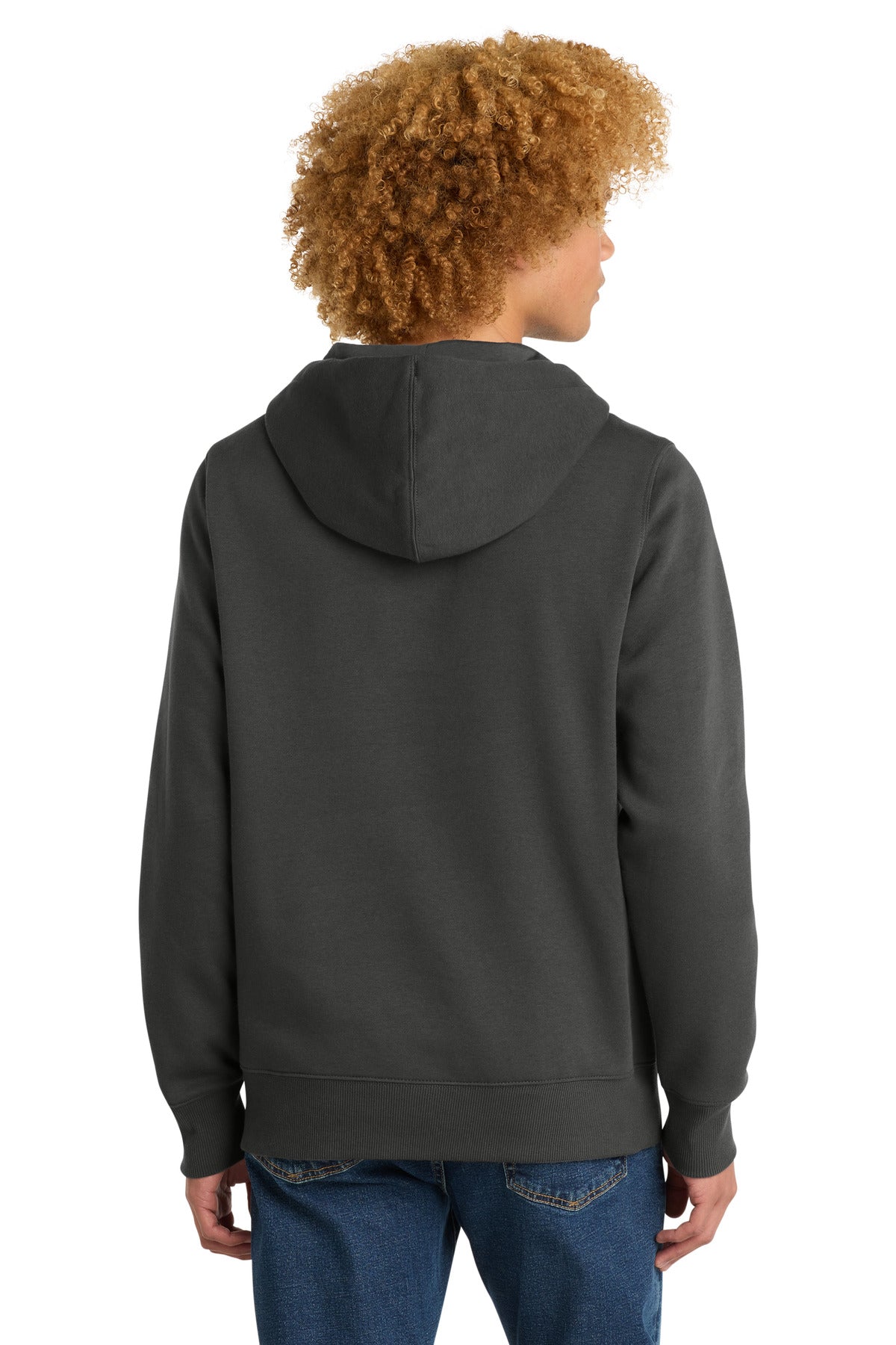 Custom Embroidered District Sweatshirts/Fleece in Charcoal