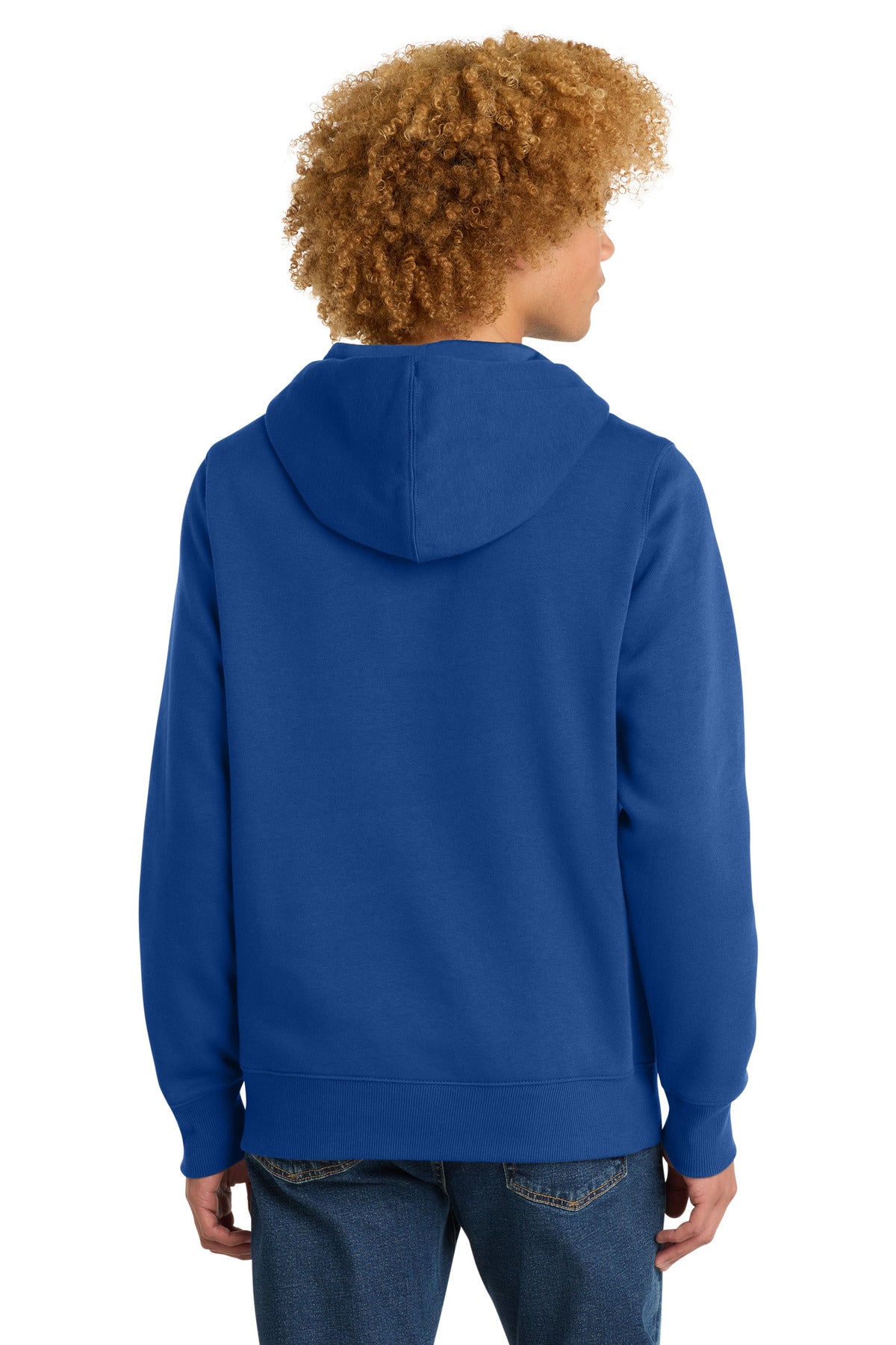 Custom Embroidered District Sweatshirts/Fleece in Deep Royal