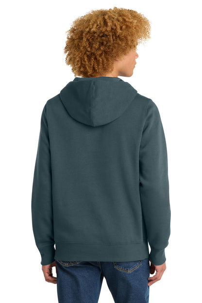 Custom Embroidered District Sweatshirts/Fleece in Deep Steel Blue