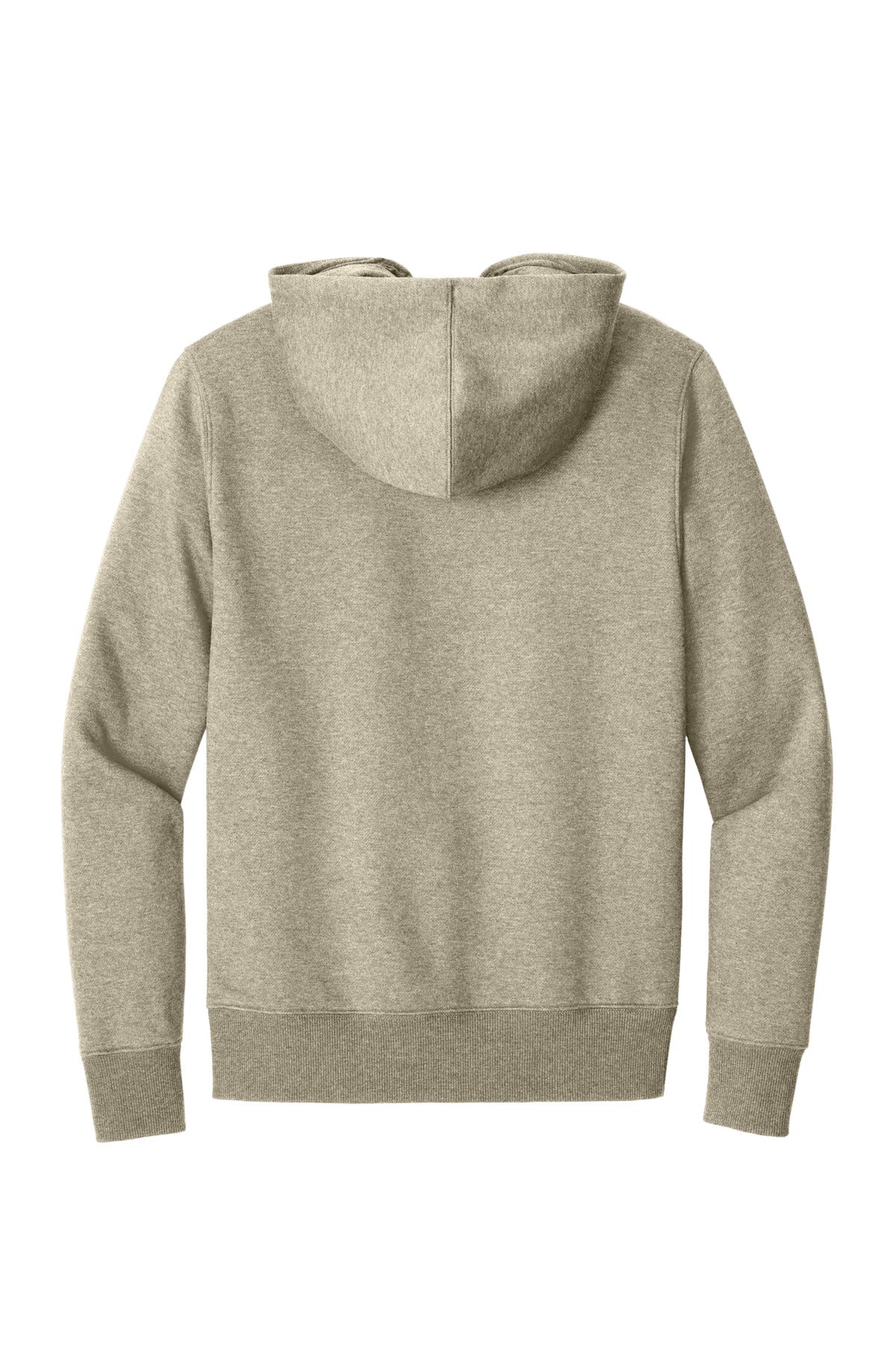 Custom Embroidered District Sweatshirts/Fleece in Heathered Latte