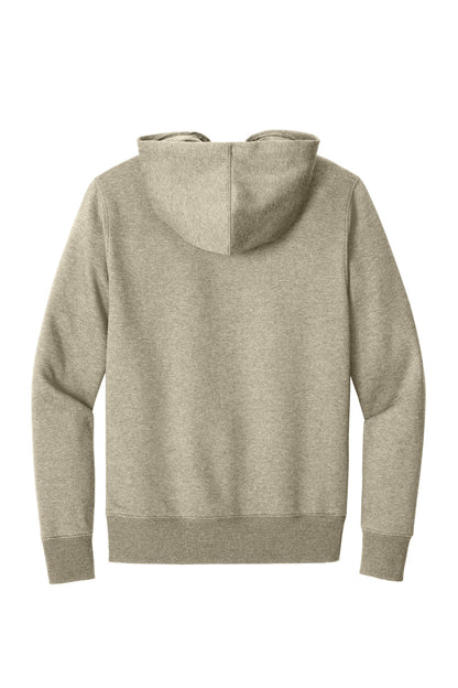 Custom Embroidered District Sweatshirts/Fleece in Heathered Latte