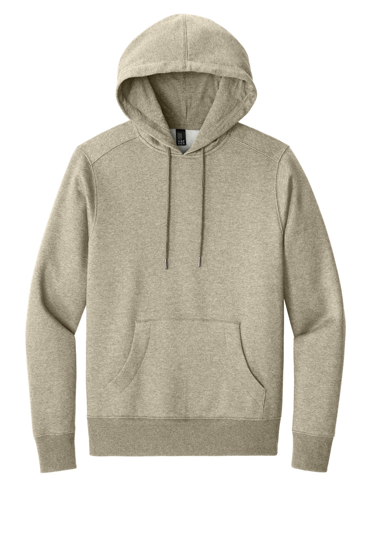 Custom Embroidered District Sweatshirts/Fleece in Heathered Latte
