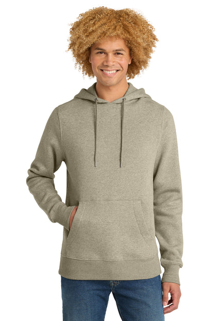 Custom Embroidered District Sweatshirts/Fleece in Heathered Latte