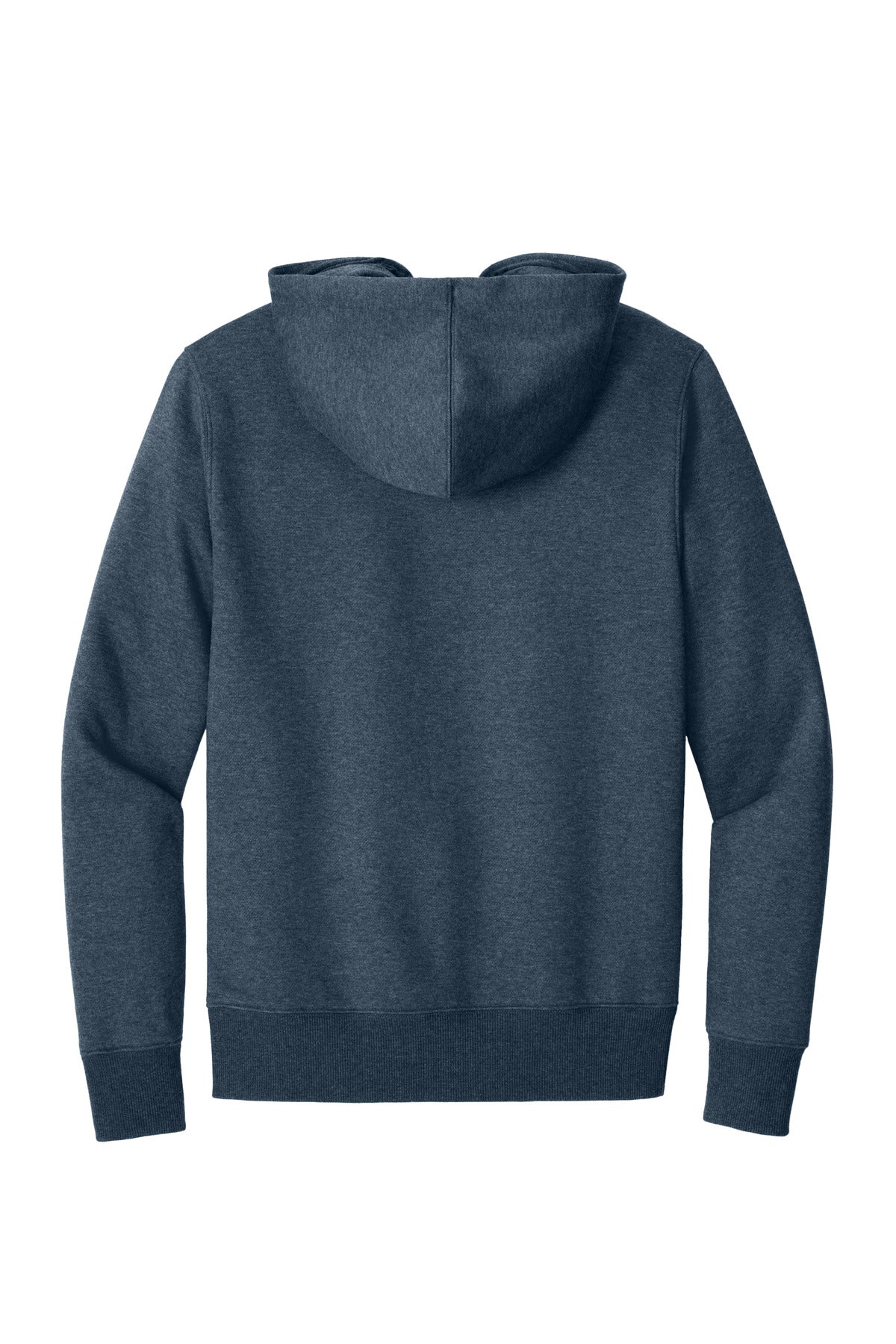 Custom Embroidered District Sweatshirts/Fleece in Heathered Navy