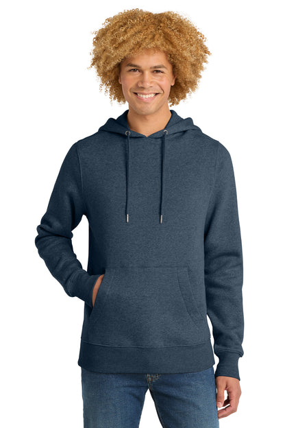 Custom Embroidered District Sweatshirts/Fleece in Heathered Navy