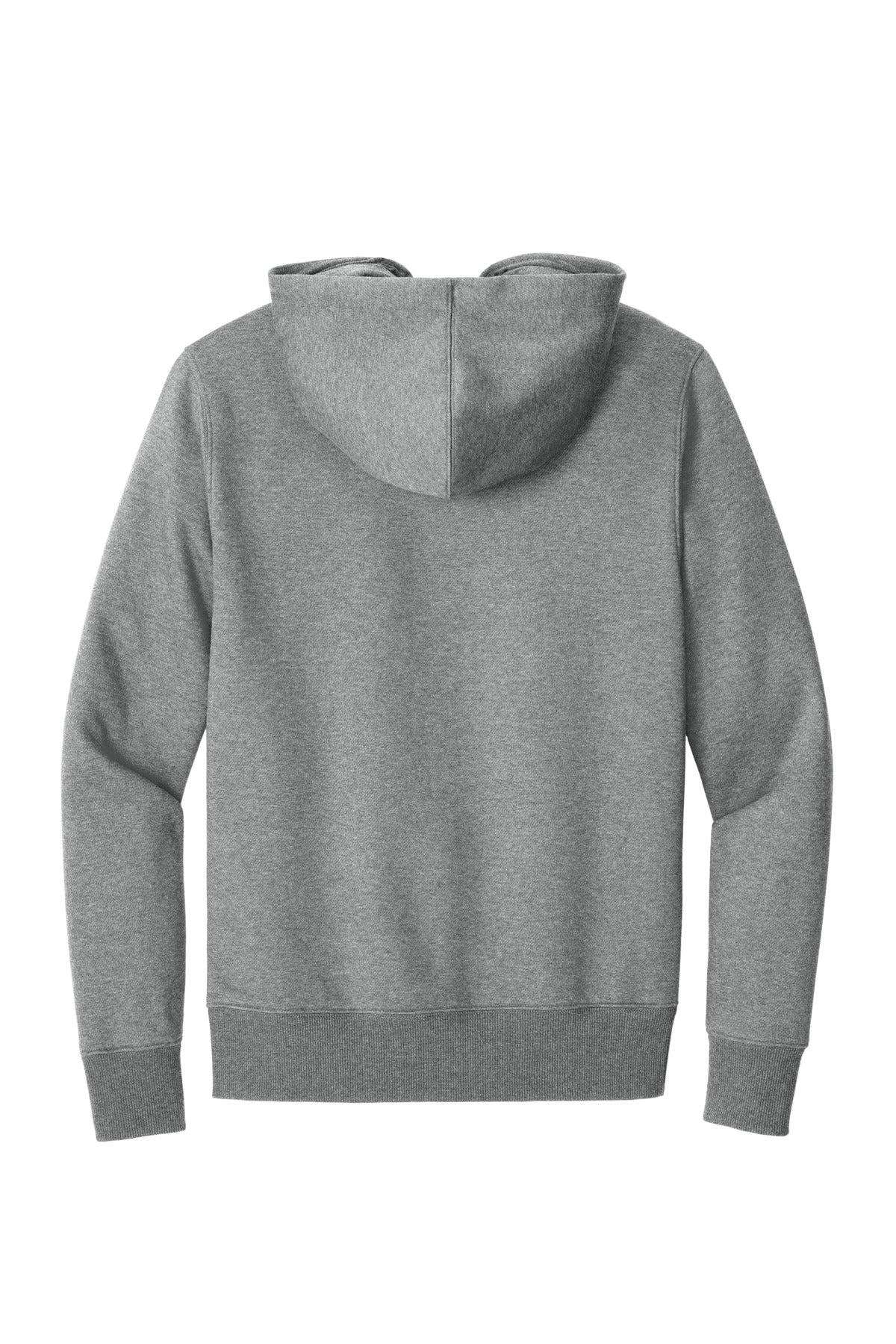 Custom Embroidered District Sweatshirts/Fleece in Heathered Steel