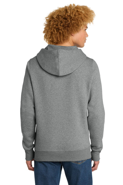 Custom Embroidered District Sweatshirts/Fleece in Heathered Steel