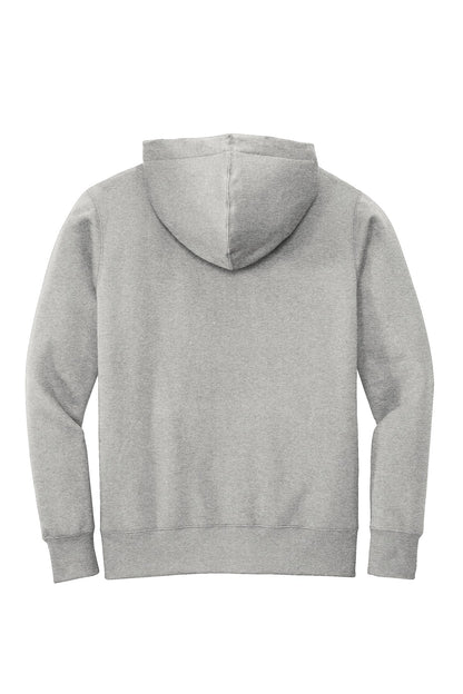 District  Perfect Weight  Fleece Hoodie DT1101 Heathered Steel
