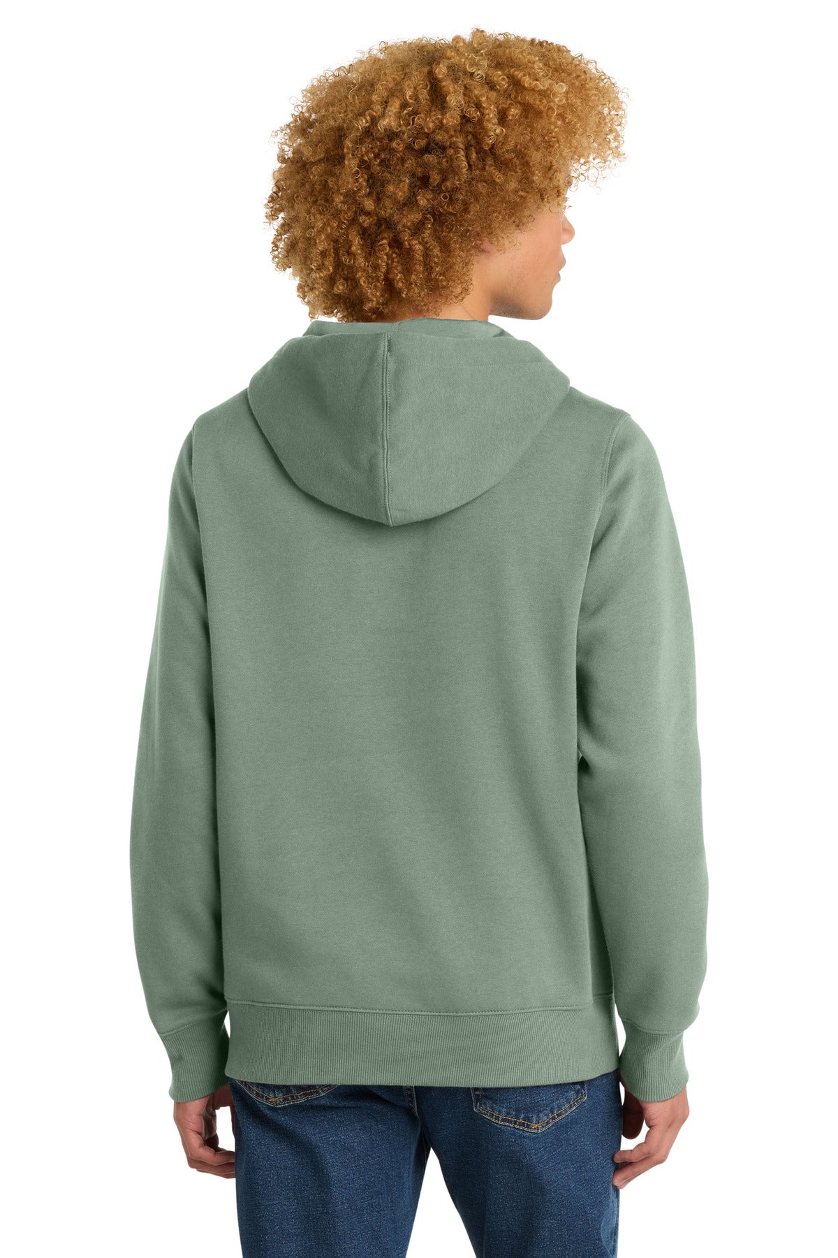Custom Embroidered District Sweatshirts/Fleece in Laurel Green