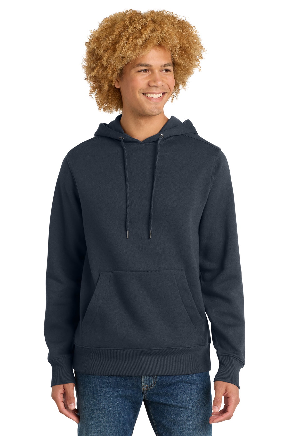 Custom Embroidered District Sweatshirts/Fleece in New Navy