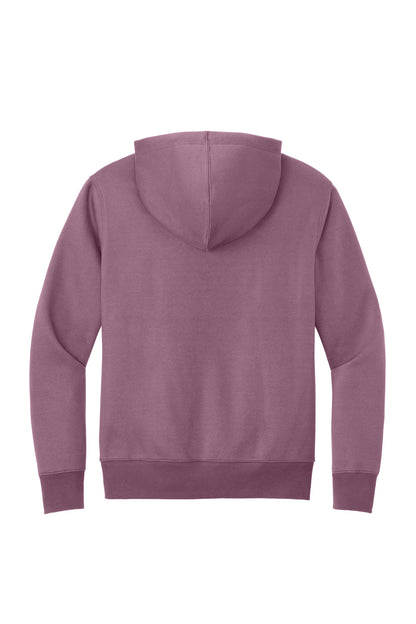 Custom Embroidered District Sweatshirts/Fleece in Orchid Haze
