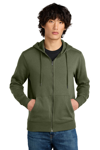 District  Perfect Weight  Fleece Full-Zip Hoodie DT1103
