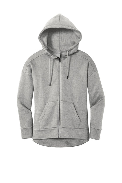 District  Women's Perfect Weight  Fleece Drop Shoulder Full-Zip Hoodie DT1104