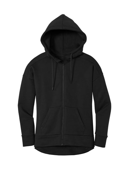 District  Women's Perfect Weight  Fleece Drop Shoulder Full-Zip Hoodie DT1104