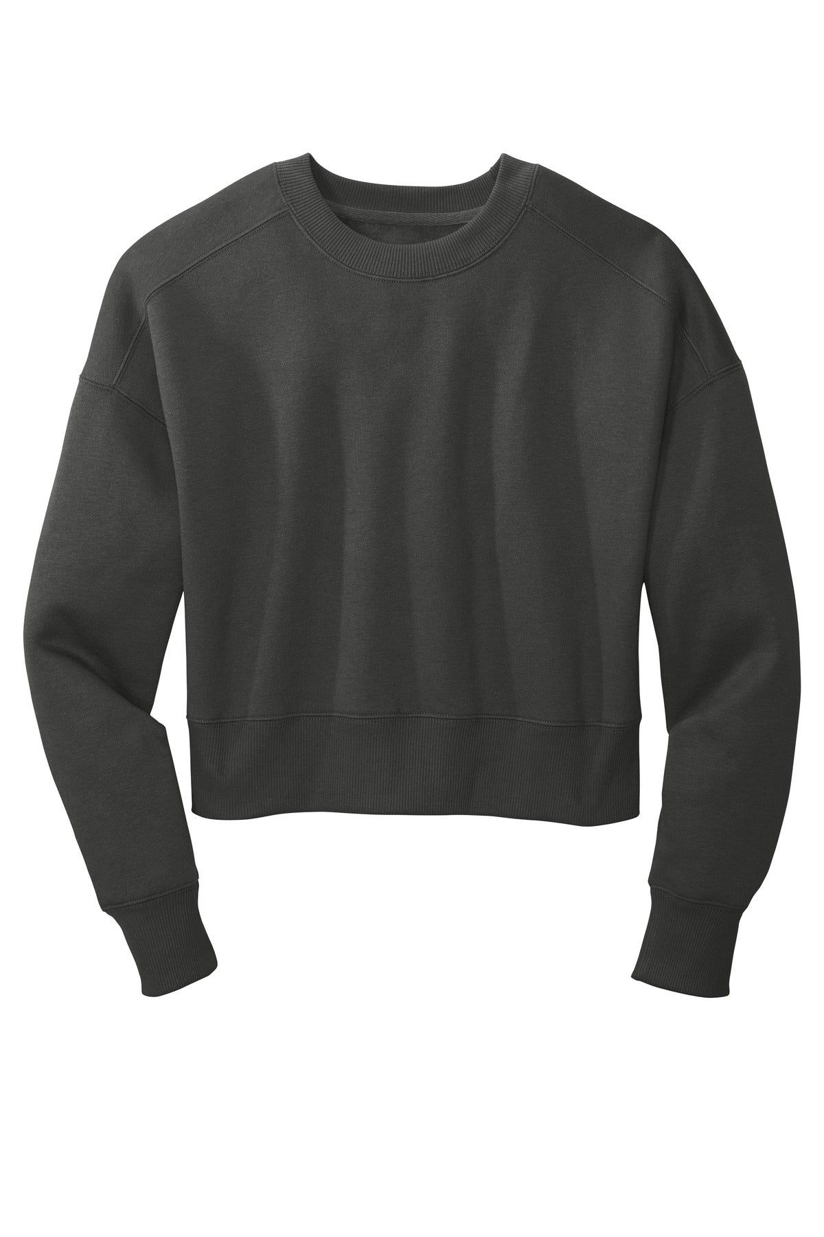 District  Women's Perfect Weight  Fleece Cropped Crew DT1105