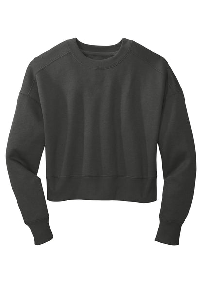 District  Women's Perfect Weight  Fleece Cropped Crew DT1105