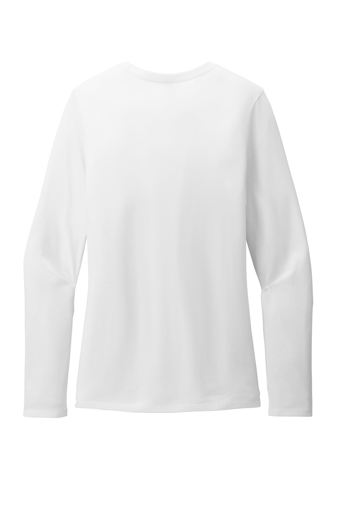 Custom Embroidered District T-Shirts  in White