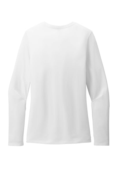 Custom Embroidered District T-Shirts  in White