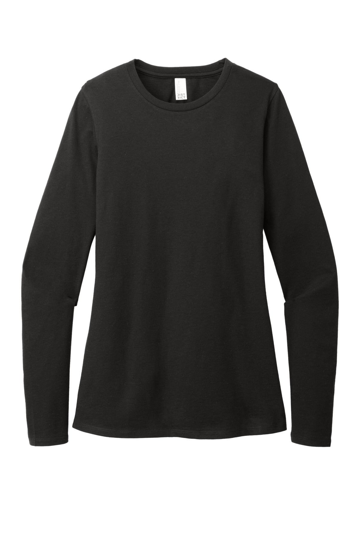 Custom Embroidered District T-Shirts  in Black