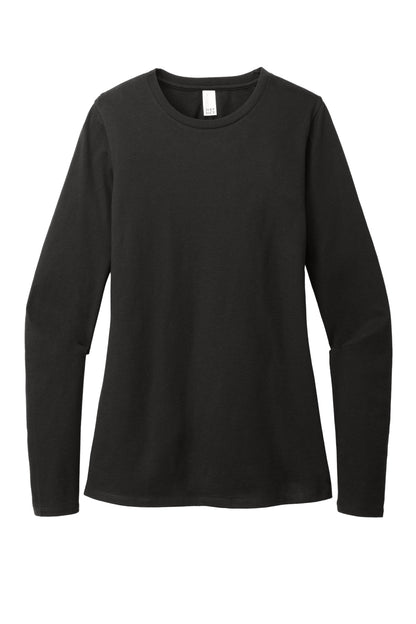 Custom Embroidered District T-Shirts  in Black
