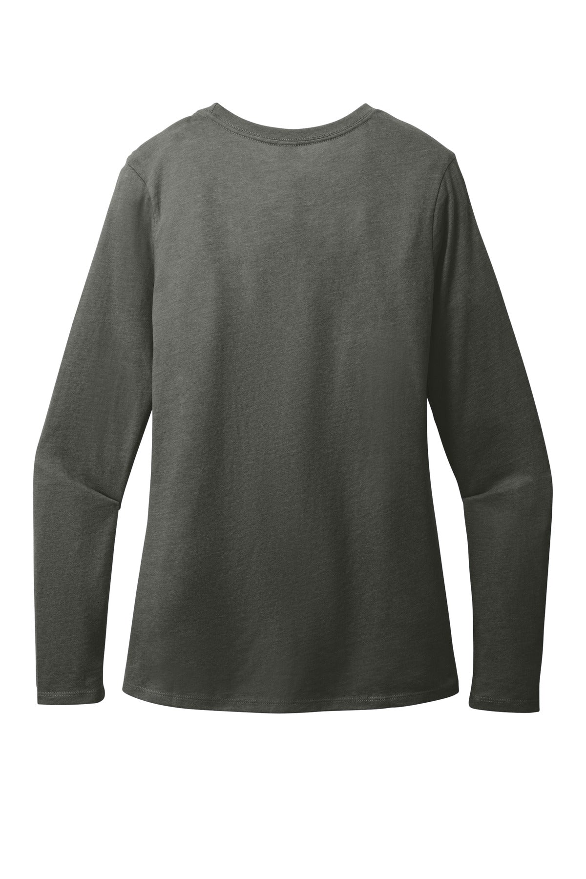 Custom Embroidered District T-Shirts  in Heathered Charcoal