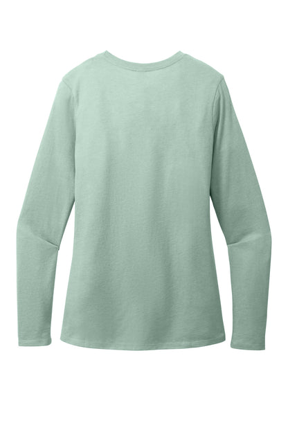 Custom Embroidered District T-Shirts  in Heathered Dusty Sage