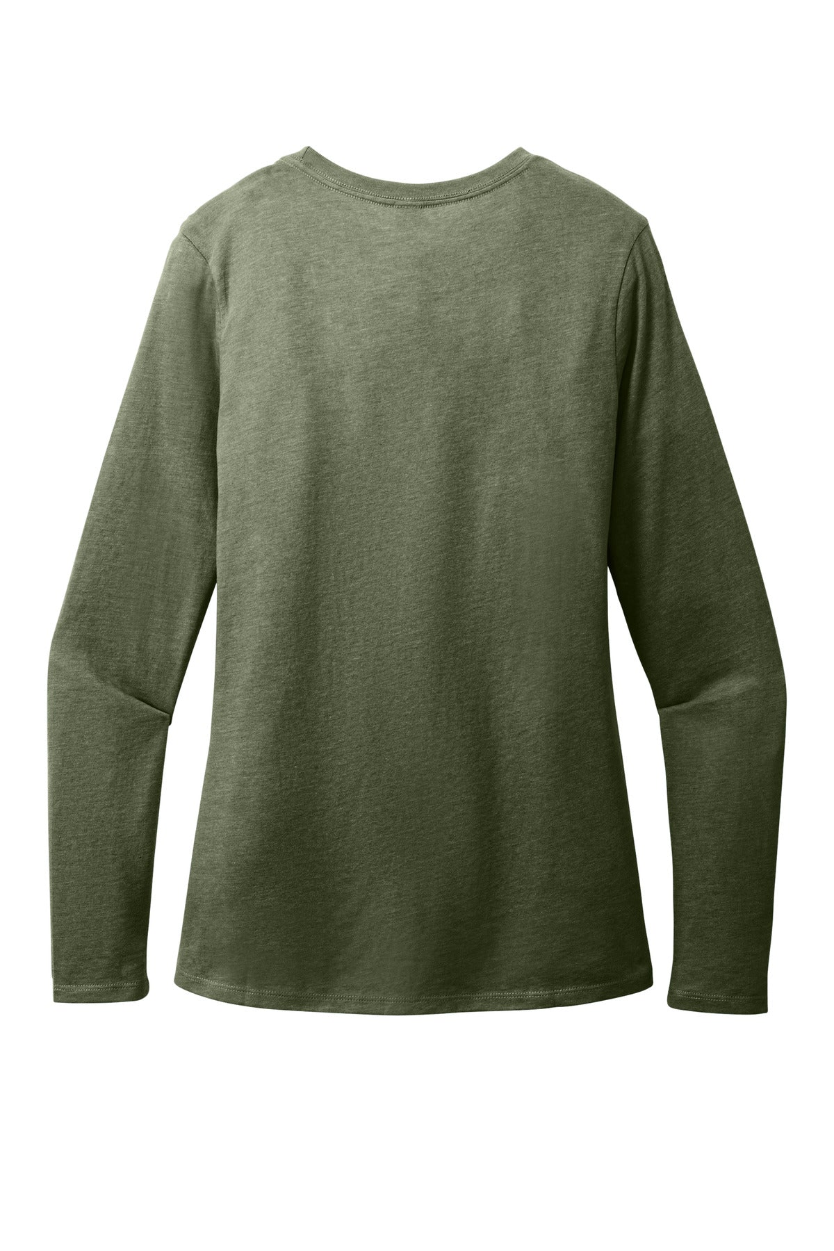 Custom Embroidered District T-Shirts  in Heathered Olive