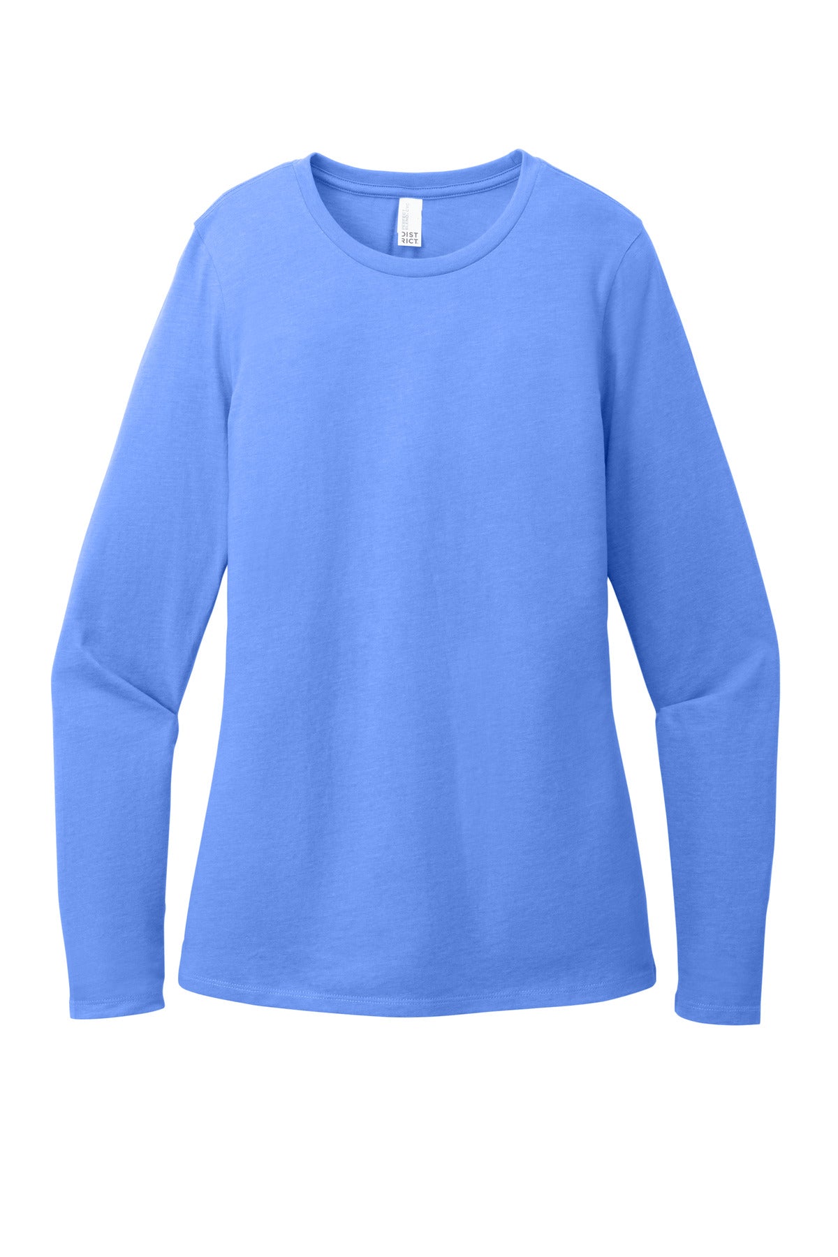 Custom Embroidered District T-Shirts  in Heathered Royal